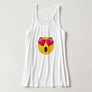 Emoji Heart Eyes Valentines Singlet