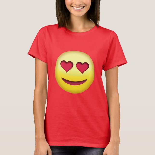 Emoji Hearts T-Shirt (Front)