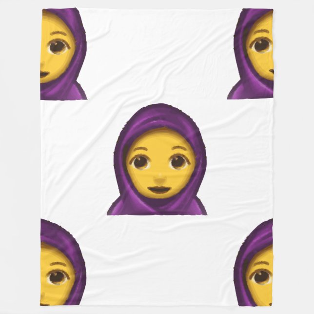 emoji hijab blanket (Front)