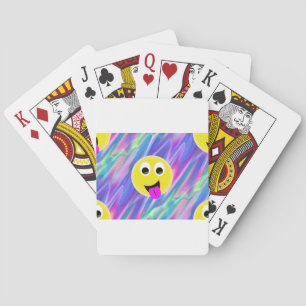 emoji hologram playing cards
