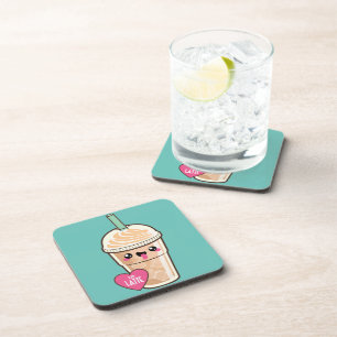 Emoji Iced Latte Coaster