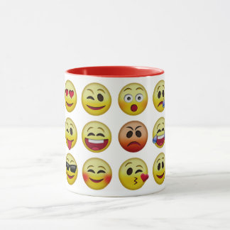 Emoji Icon Faces Combo Mug