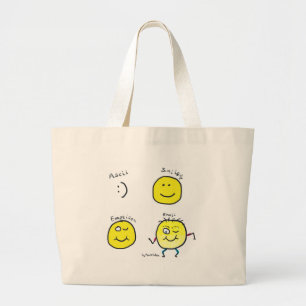 Emoji Large Tote Bag