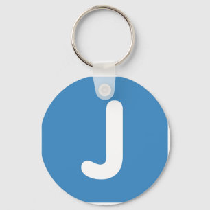 Emoji Letter J Twitter Key Ring