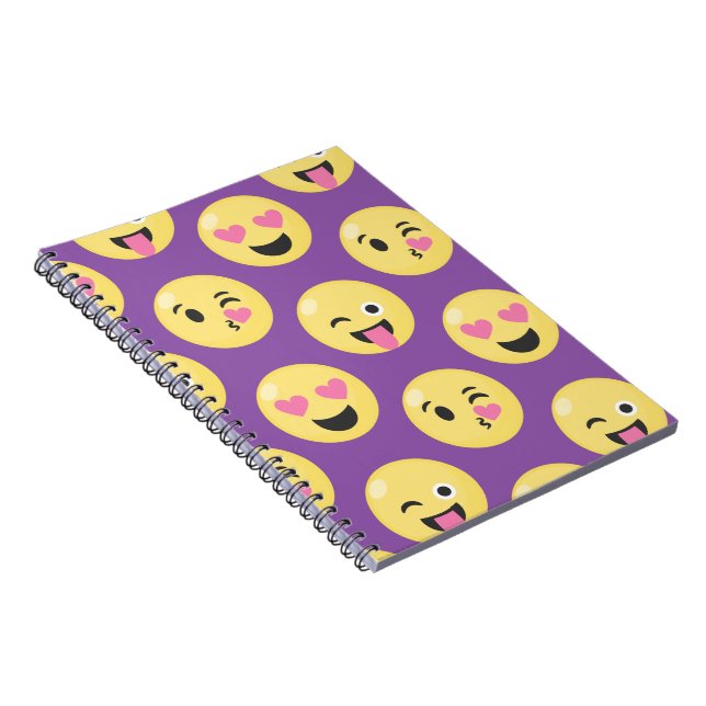 Emoji Love Pattern Notebook (Right Side)