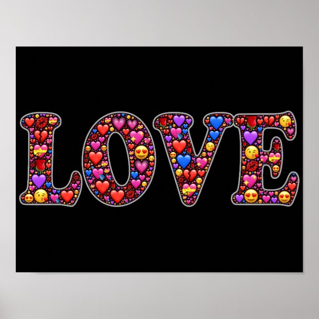 Emoji love poster (Front)