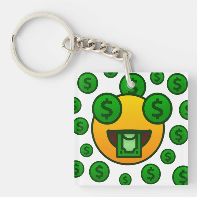 Emoji Madness Key Ring (Front)