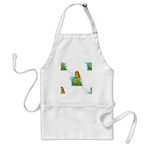 emoji mermaid standard apron