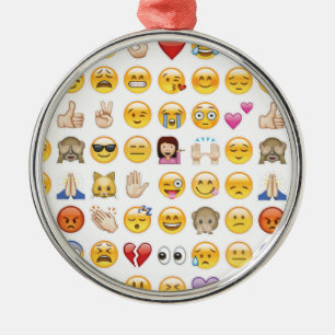 emoji metal tree decoration