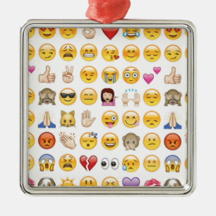 emoji metal tree decoration