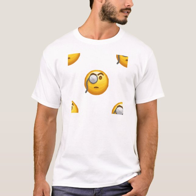 emoji monocle T-Shirt (Front)