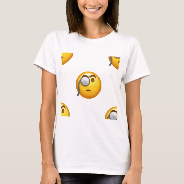 emoji monocle T-Shirt (Front)