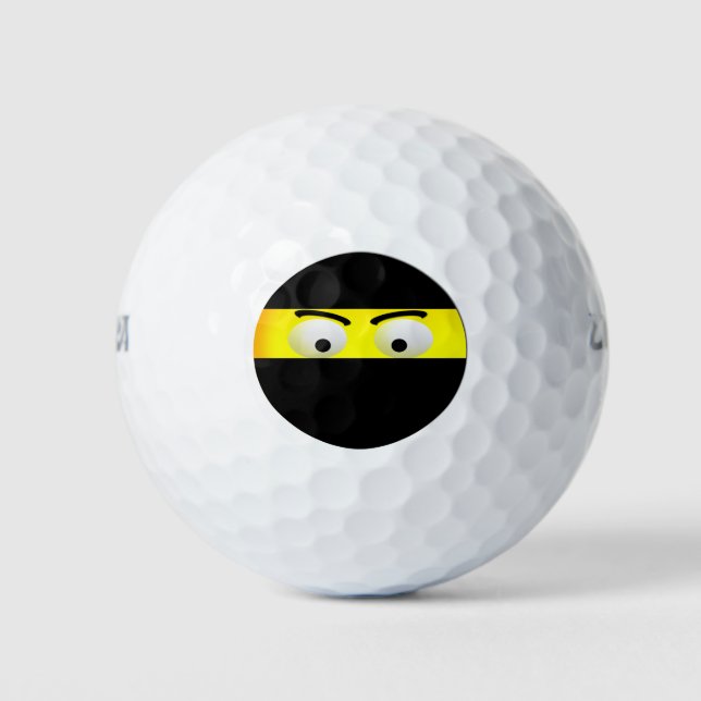 Emoji Ninja Golf Balls (Front)