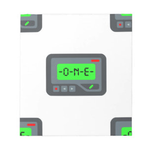 emoji pager notepad