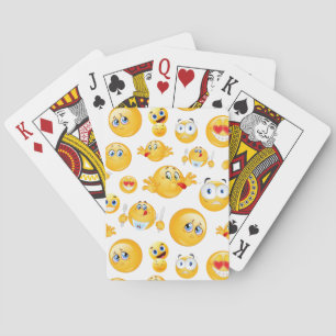 Emoji Pattern Playing Cards