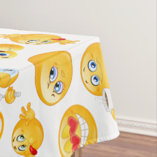 Emoji Pattern Tablecloth