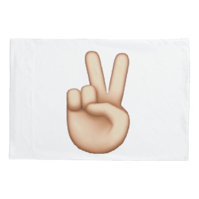 Emoji - Peace Pillowcase (Back)