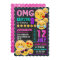 Emoji Pink Glitter Birthday Invitation