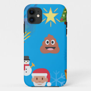 emoji poop christmas Case-Mate iPhone case