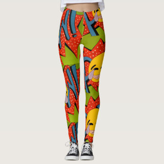 Emoji Pow Wow! Leggings