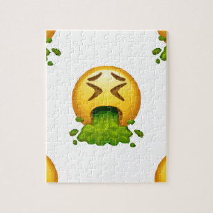 emoji puking jigsaw puzzle