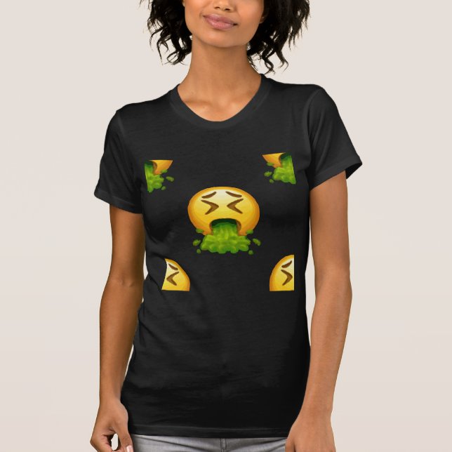 emoji puking T-Shirt (Front)