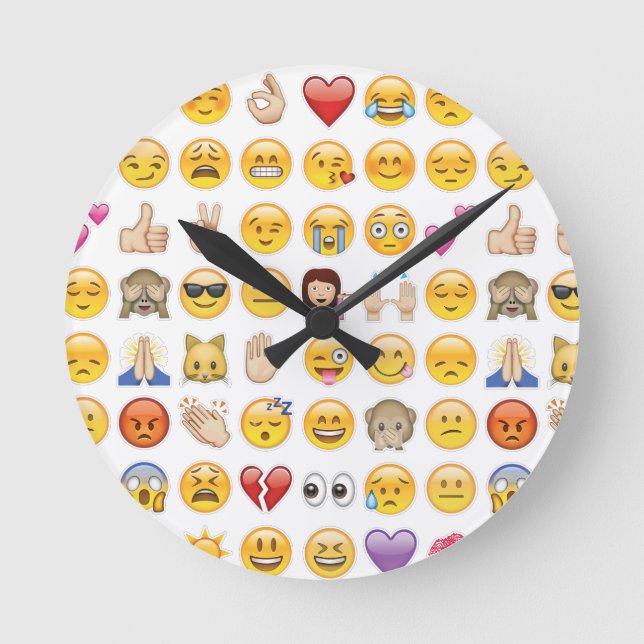 emoji round clock (Front)