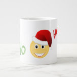Emoji Santa Christmas Cup<br><div class="desc">Emoji Santa Christmas Cup Mug</div>