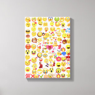 Emoji size SM Canvas Print