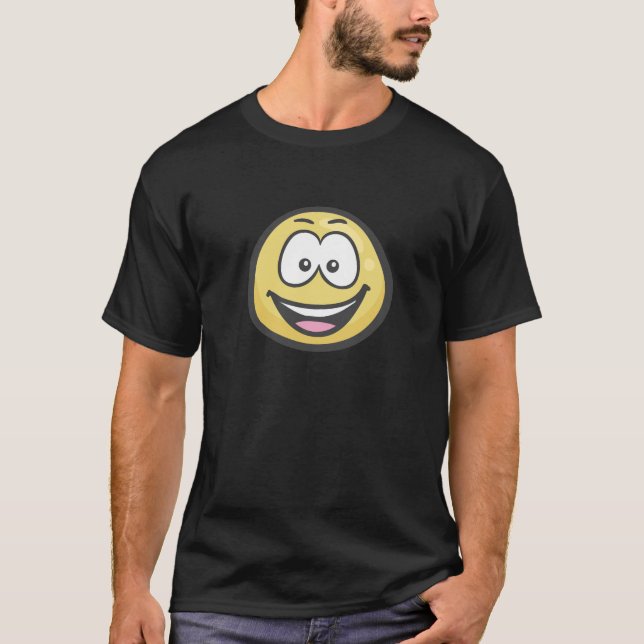Emoji: Smiling Face With Open Mouth T-Shirt (Front)