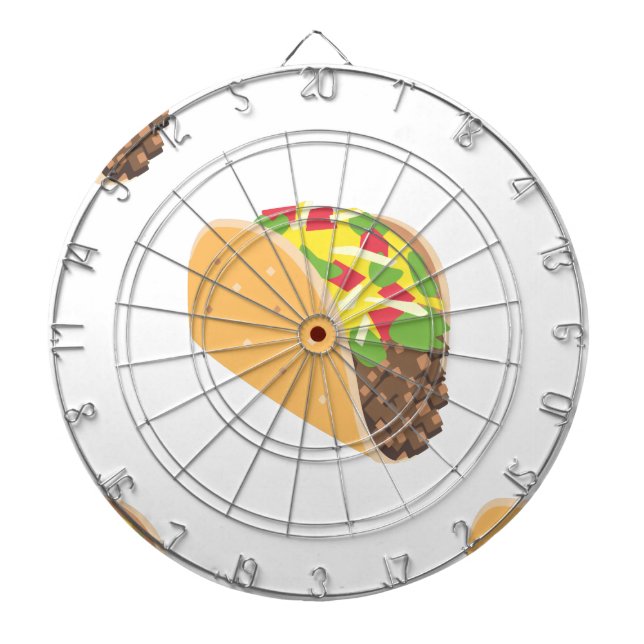 emoji taco dartboard (Front)