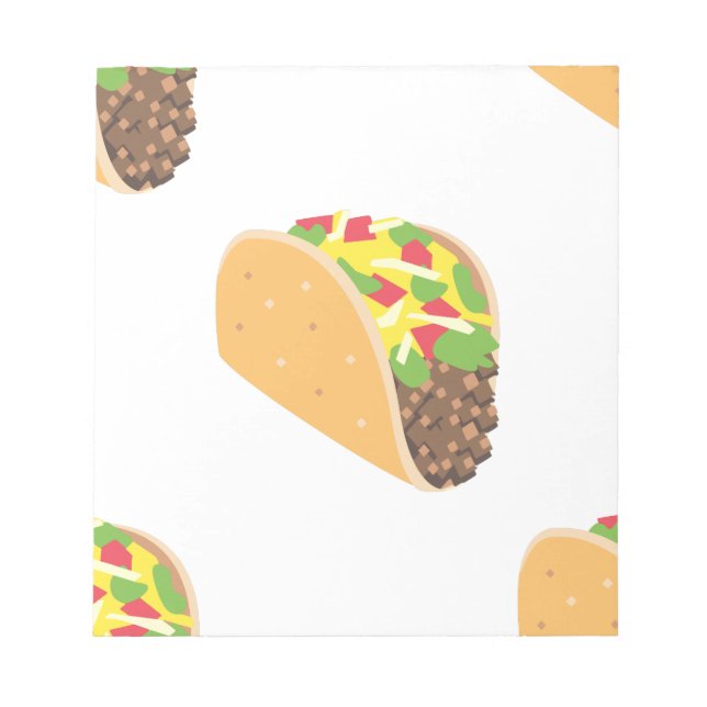 emoji taco notepad (Front)