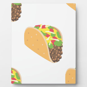emoji taco plaque