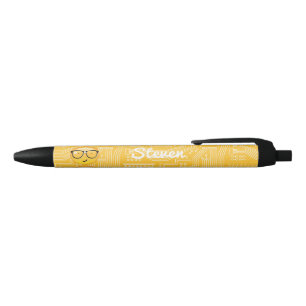 Emoji Totally Techie ID229 Black Ink Pen