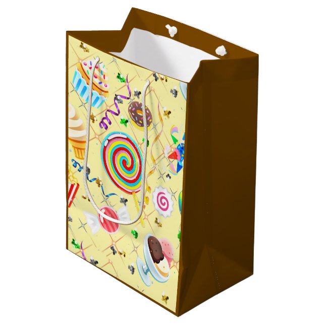 Emoji Treats  Medium Gift Bag (Front Angled)