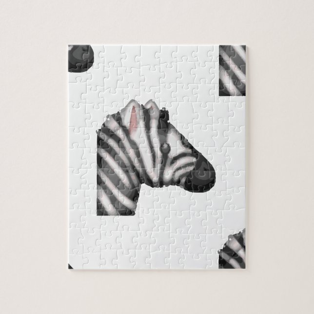emoji zebra jigsaw puzzle (Vertical)