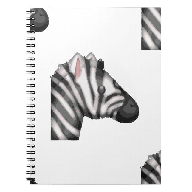 emoji zebra notebook (Front)