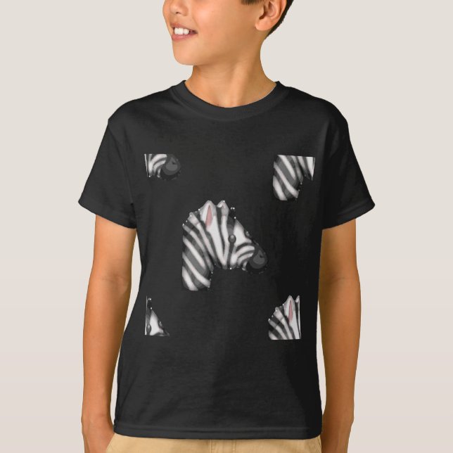 emoji zebra T-Shirt (Front)