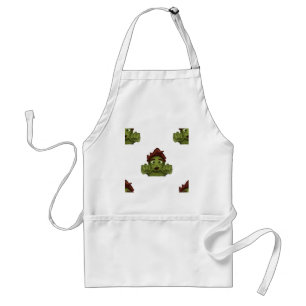 emoji zombie man standard apron