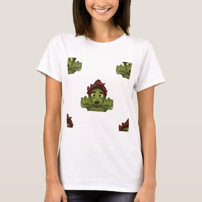 emoji zombie man T-Shirt (Front)