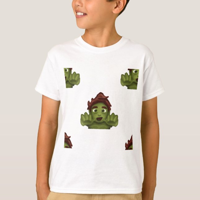emoji zombie man T-Shirt (Front)