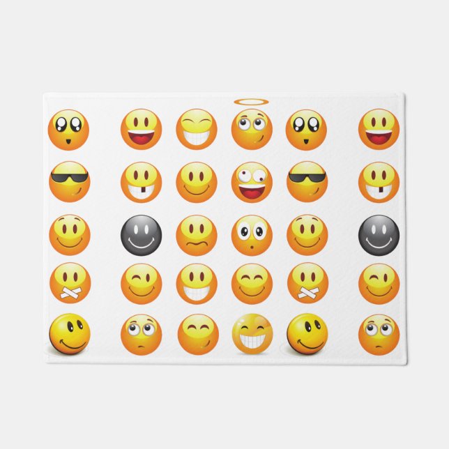 emojis doormat door mat (Front)