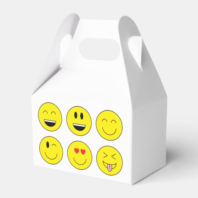 "Emojis" Favour Box (Front Side)