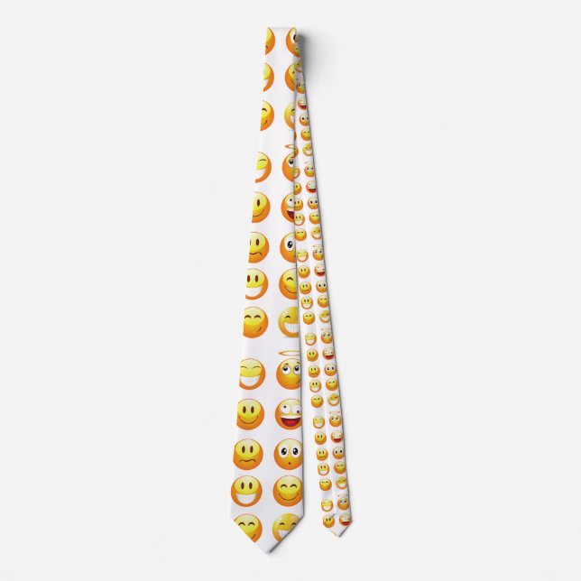 emojis mens necktie menswear neck tie (Front)