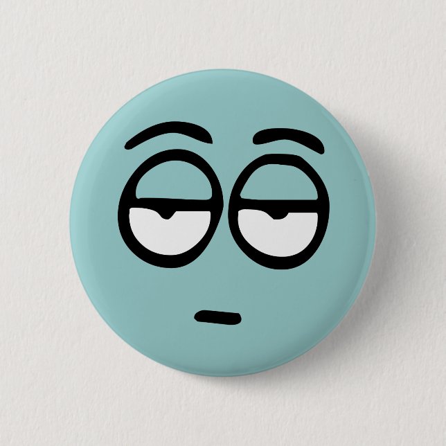 Emoticon Customisable Background Button (Front)