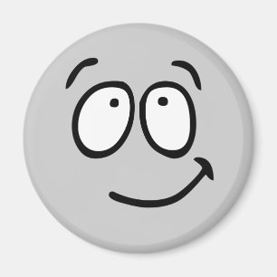 Emoticon Customisable Background Magnet