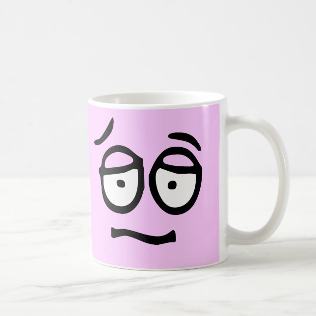 Emoticon Customisable Background Mug (Right)