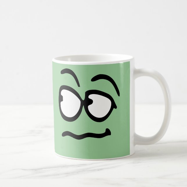 Emoticon Customisable Background Mug (Right)