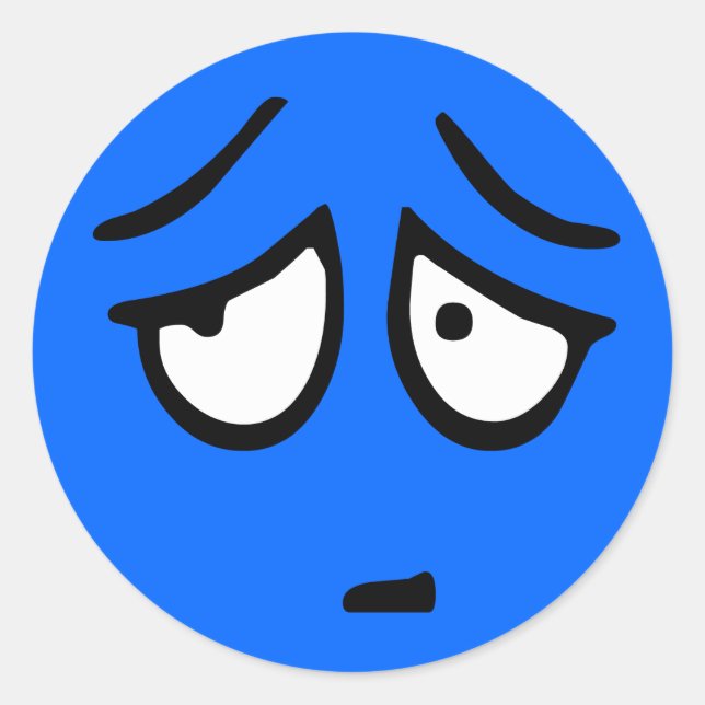 Emoticon Customisable Background Sticker (Front)