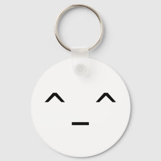 ^_^ Emoticon Keychain